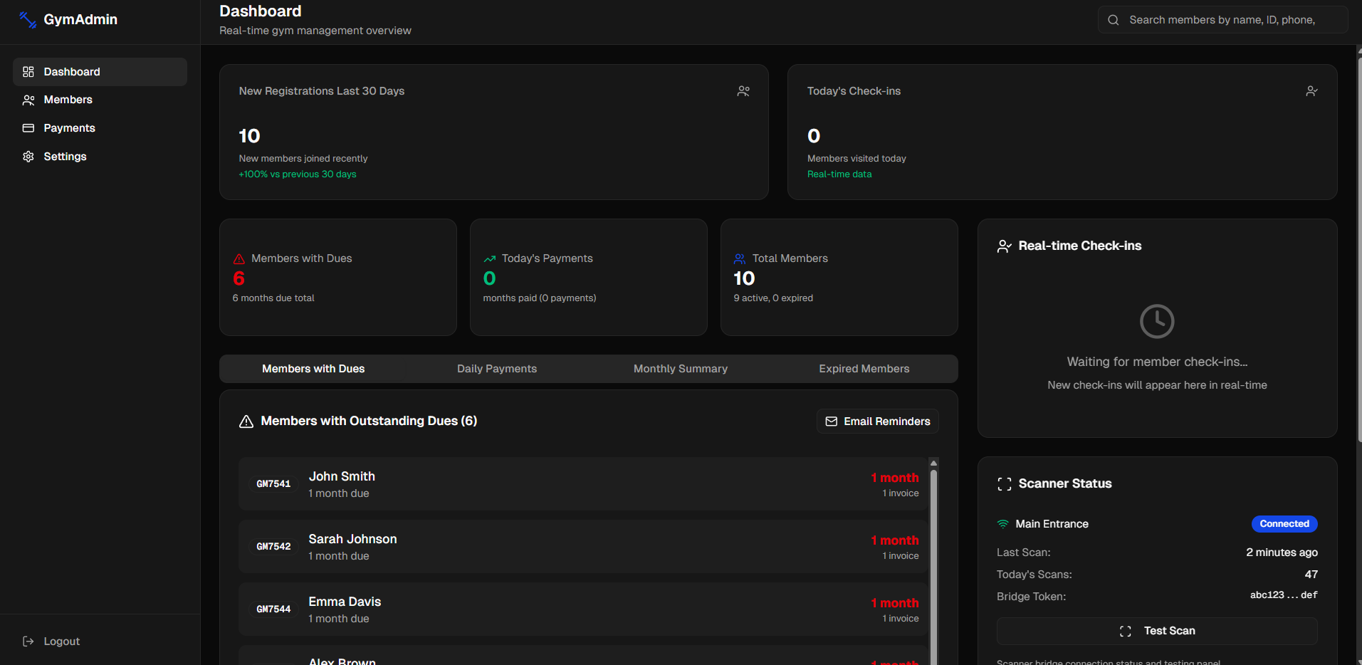 EvoTech Gym Management Software